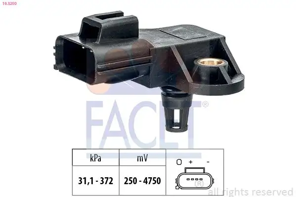 FACET 10.3250 MAP Sensörü 31216308 resmi