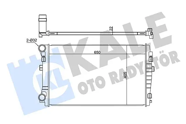 KALE 345840 Radyatör resmi