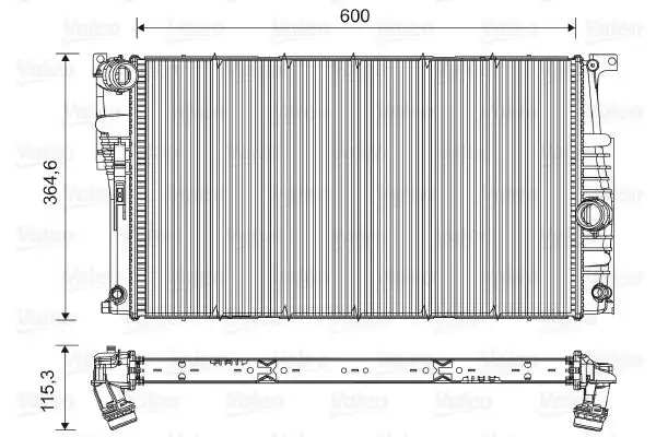 VALEO 735455 Radyatör resmi