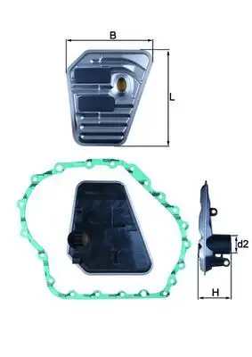 MAHLE HX167D Şanzıman Filtresi 01J301517D resmi