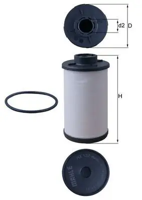 MAHLE HX132D Şanzıman Filtresi resmi