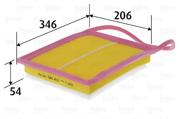 VALEO 585402 Hava Filtresi resmi