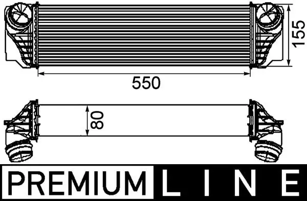 MAHLE CI184000P Turbo Radyatörü 17517805629 resmi