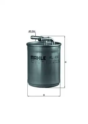 MAHLE KL494 Yakıt Filtresi 6Q0127400F resmi