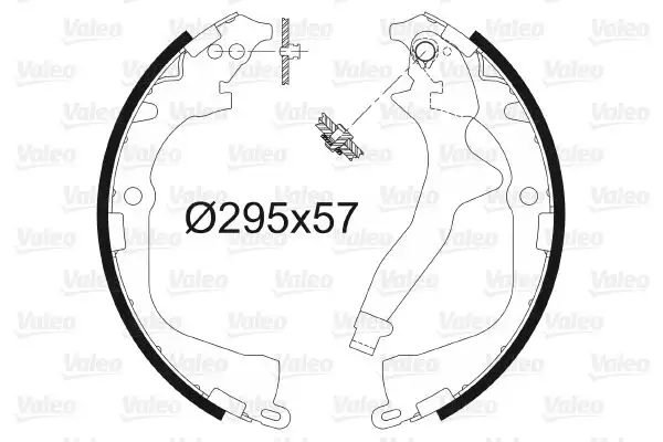 VALEO 564148 Arka Fren Balatası 2H0698525 resmi