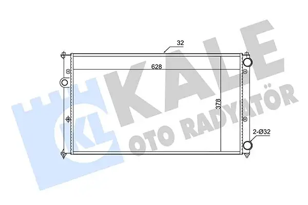 KALE 346055 Radyatör resmi