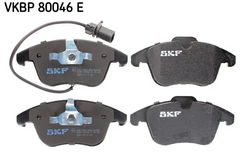 SKF VKBP80046E Ön Fren Balatası 8K0698151F resmi