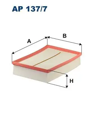 FILTRON AP137/7 Hava Filtresi 165462604R resmi