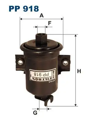FILTRON PP918 Yakıt Filtresi 25121757 resmi