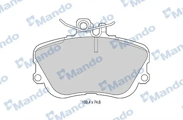 MANDO MBF015107 Ön Fren Balatası resmi
