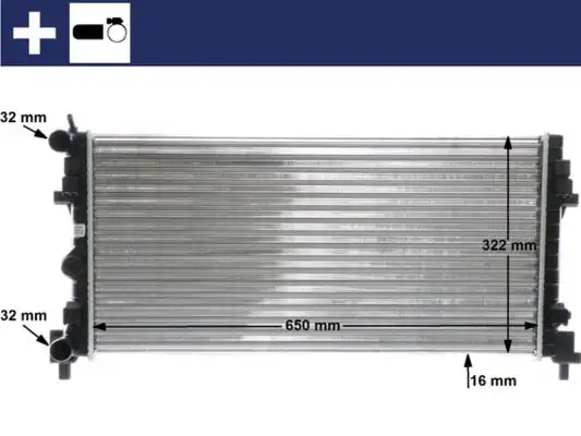 MAHLE CR2081000S Radyatör 6R0121253A resmi