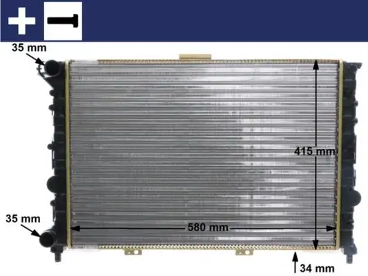 MAHLE CR518000S Radyatör resmi