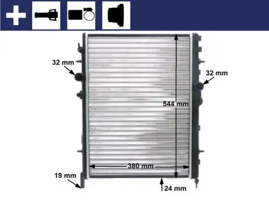 MAHLE CR515000S Radyatör resmi