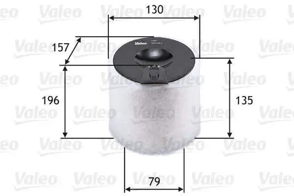 VALEO 585663 Hava Filtresi 13717532754 resmi