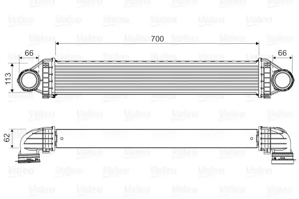 VALEO 818806 Turbo Radyatörü A1695000900 resmi