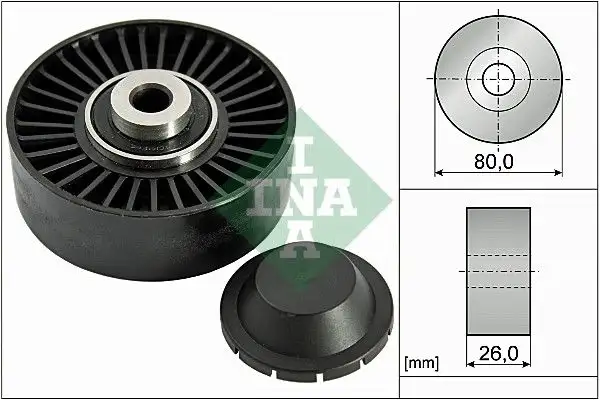 INA 532037020 Alternatör Gergi Rulmanı resmi