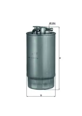 MAHLE KL160/1 Yakıt Filtresi resmi