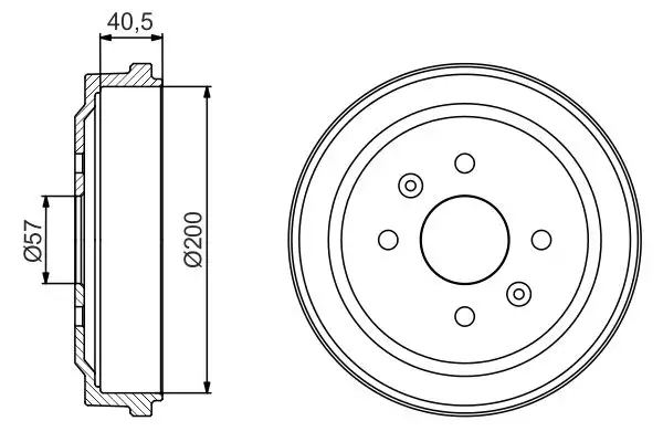 BOSCH 0986477225 Fren Kampanası 96471771 resmi