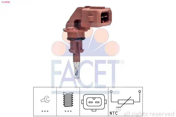 FACET 10.4048 Hava Filtre Sensörü A2819050800 resmi