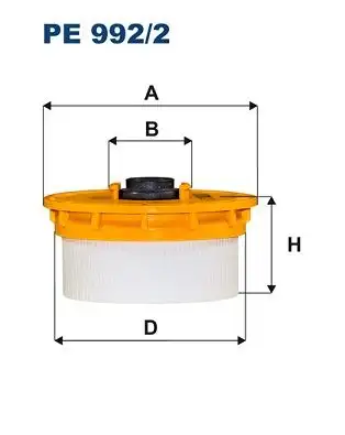 FILTRON PE992/2 Yakıt Filtresi 2339051070 resmi