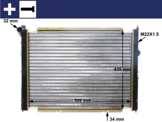 MAHLE CR361000S Radyatör resmi