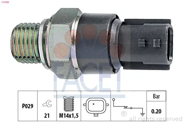 FACET 7.0189 Yağ Müşiri 8200670469 resmi
