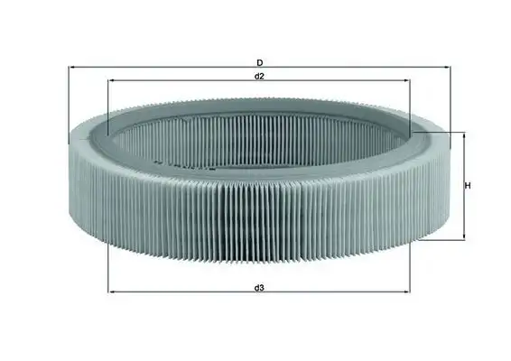 MAHLE LX317 Hava Filtresi resmi
