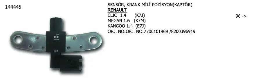 ÜNÜVAR 144445 Krank Sensörü resmi