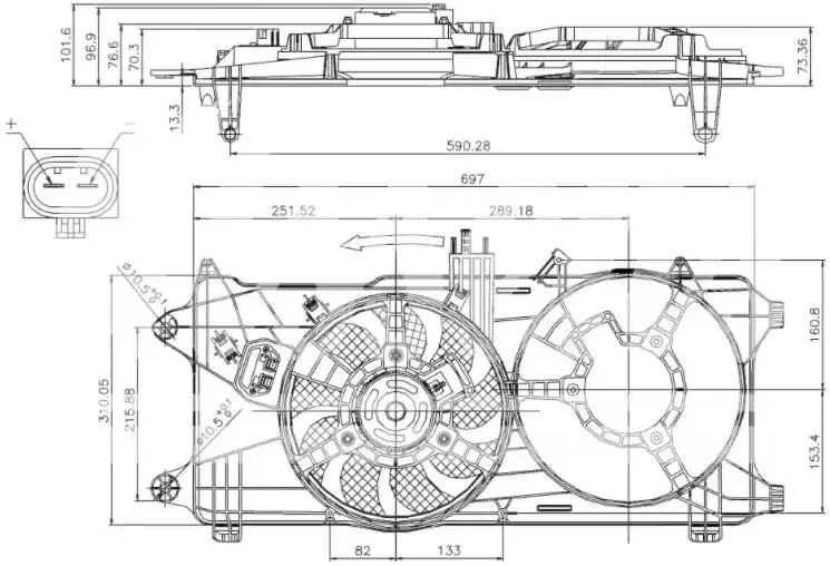 ORIS FFI116000 Fan Motoru 51755589 resmi