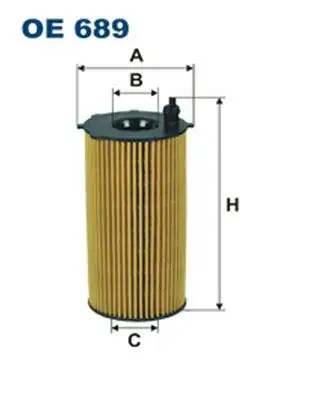 FILTRON OE689 Yağ Filtresi resmi