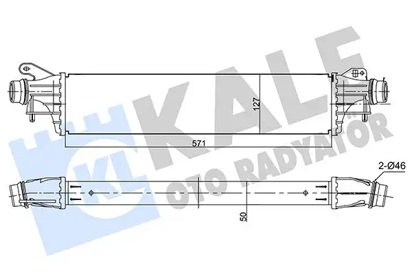 KALE 355915 Turbo Radyatörü resmi