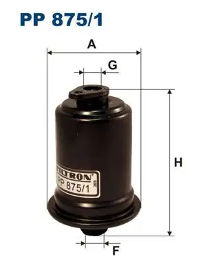 FILTRON PP875/1 Yakıt Filtresi 3191129000 resmi
