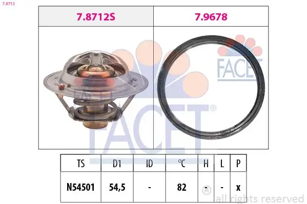 FACET 7.8713 Termostat 2222115910 resmi