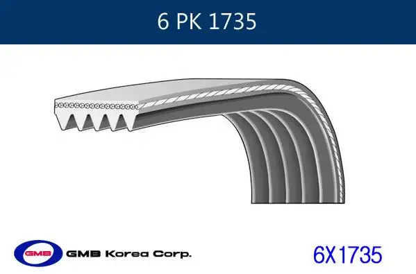 GMB 6PK1735 Kayış resmi