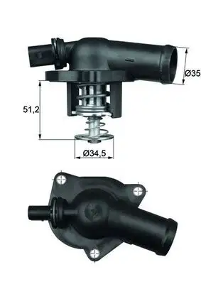 MAHLE TI17109 Termostat 032121121N resmi