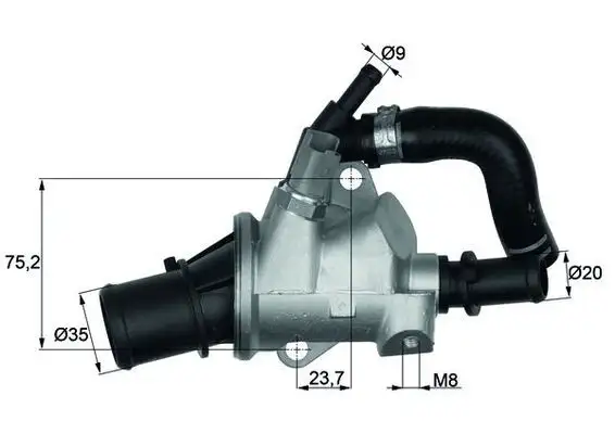 MAHLE TI14588 Termostat resmi