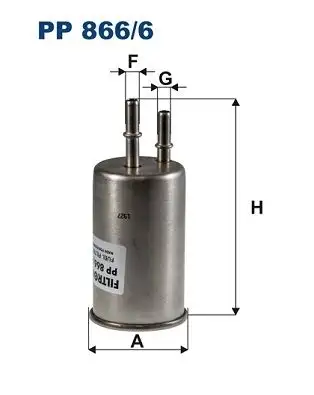 FILTRON PP866/6 Yakıt Filtresi resmi