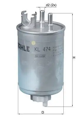 MAHLE KL474 Yakıt Filtresi resmi