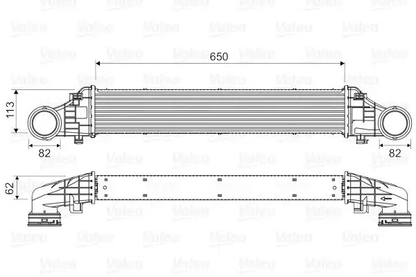 VALEO 818587 Turbo Radyatörü A2115001102 resmi