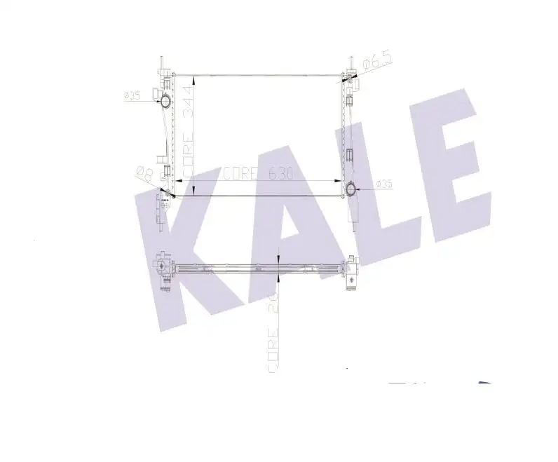 KALE 2062011AB Radyatör resmi