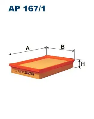 FILTRON AP167/1 Hava Filtresi 1780102060A resmi