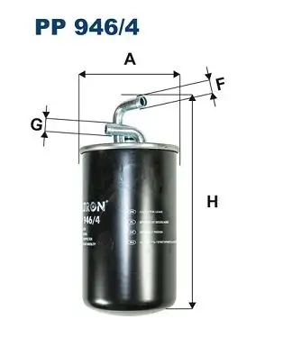 FILTRON PP946/4 Yakıt Filtresi resmi