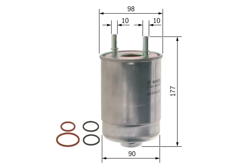 BOSCH F026402067 Yakıt Filtresi resmi