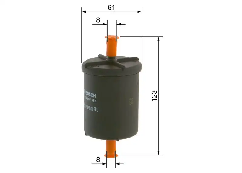 BOSCH 0450902151 Yakıt Filtresi resmi