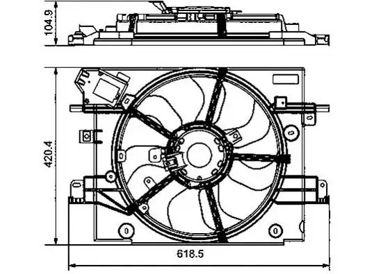 ORIS FDC385000 Fan Motoru 214811626R resmi