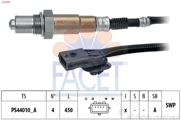 FACET 10.8309 Oksijen Sensörü 8200650085 resmi