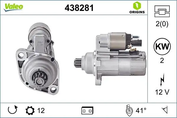 VALEO 438281 Marş Motoru resmi