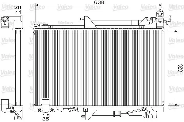 VALEO 733146 Radyatör MN135033 resmi