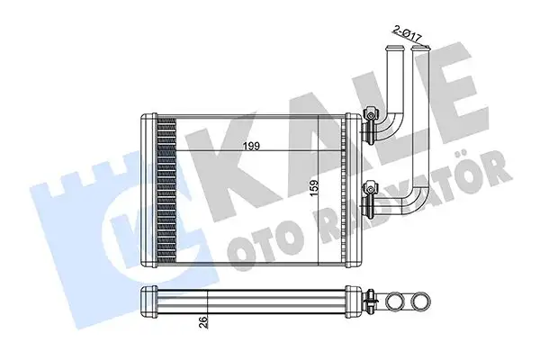 KALE 347360 Kalorifer Radyatörü MR568599 resmi