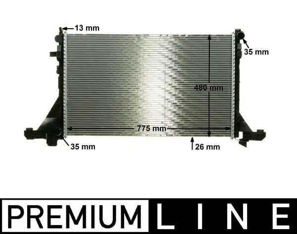 MAHLE CR1770000P Radyatör resmi